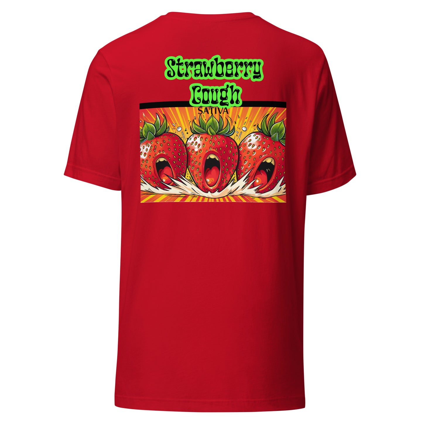 Strawberry Cough strain Unisex t-shirt