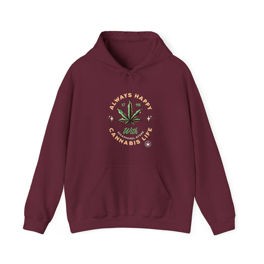 Always Happy Unisex Heavy Blend™ Hooded Sweatshirt