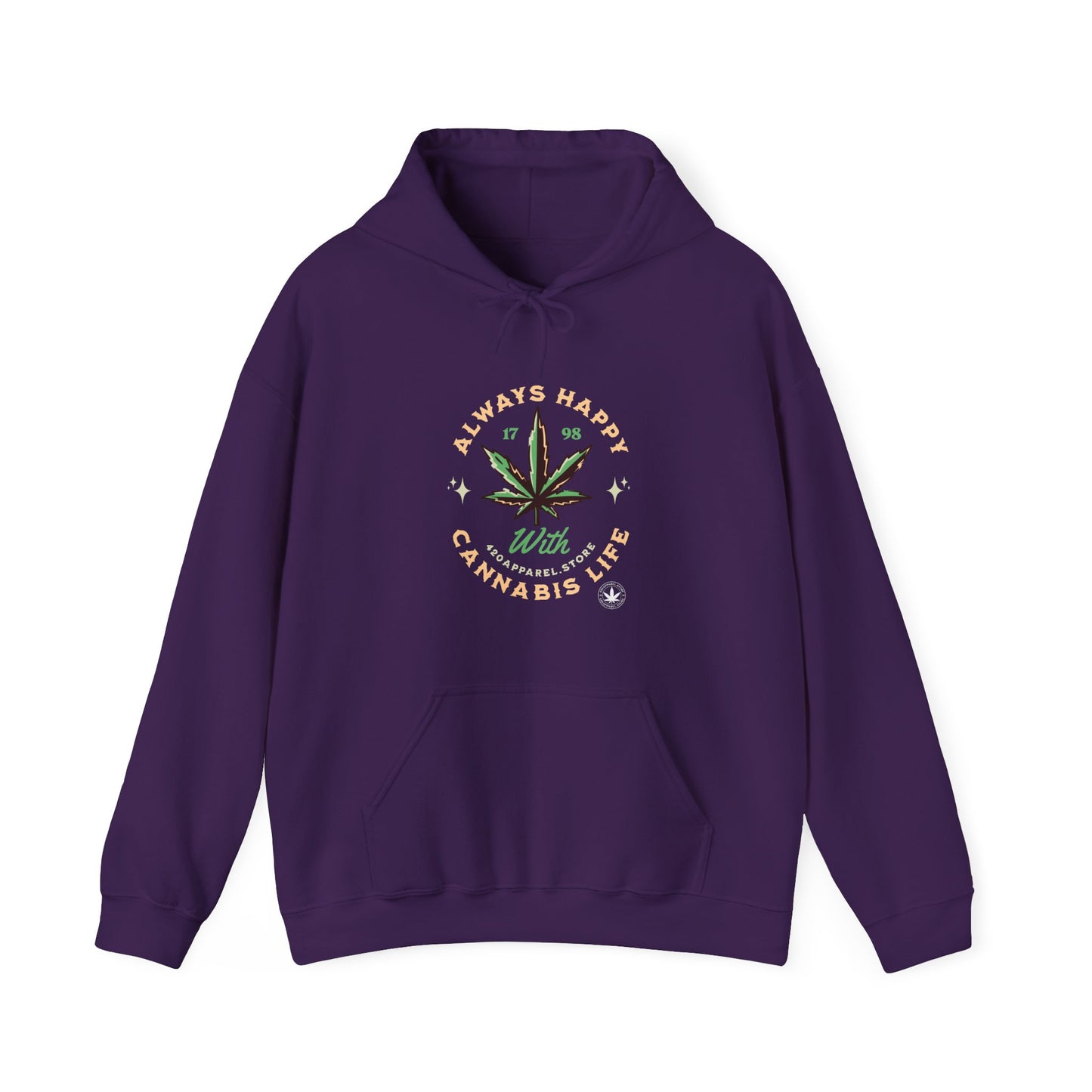 Always Happy Unisex Heavy Blend™ Hooded Sweatshirt